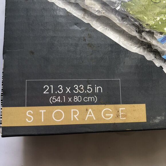 3 Pc Vacuum Storage Bags Space Saver and Travel Hand Pump to Organize Store 33.5 - Picture 4 of 7